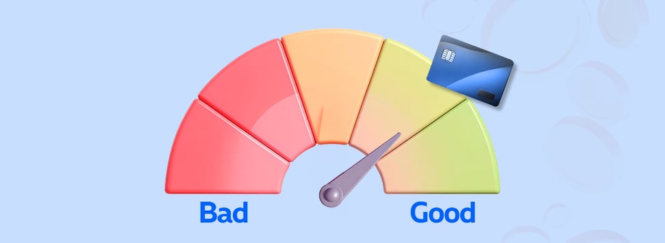 An illustration of a barometer for good and bad financial habits.