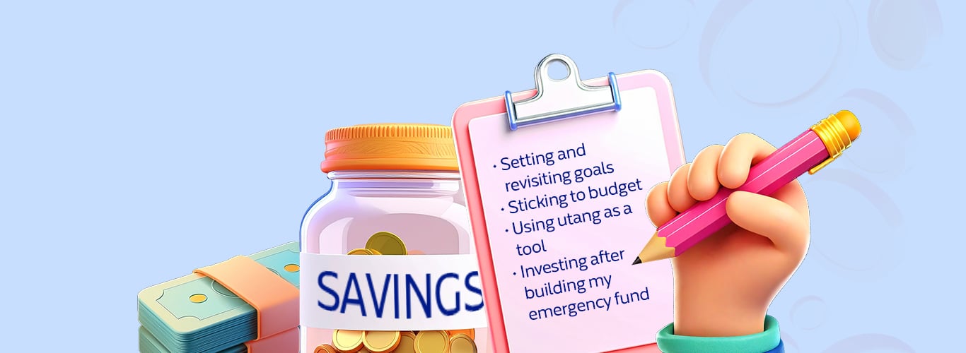 illustration of good financial habits