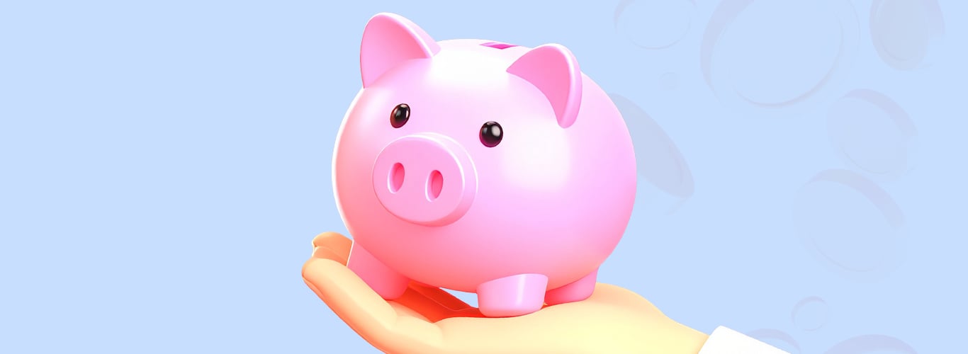 illustration of a piggy bank